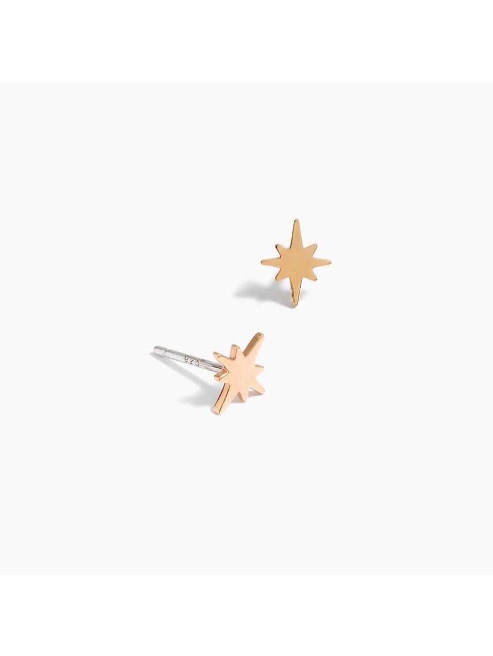 Madewell Vermeil Bright Star Stud Earrings